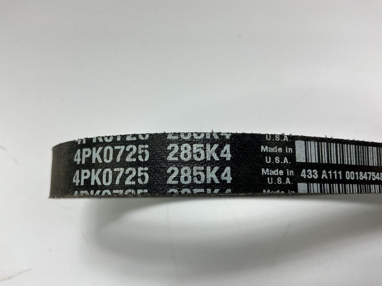 NEW - 4PK0725 Serpentine Belt - MADE IN USA