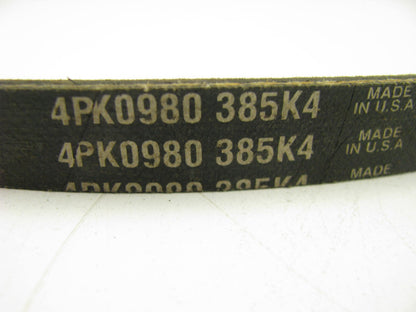 4PK0980 Serpentine Belt - 0.56'' X 38.995'' - 4 Ribs