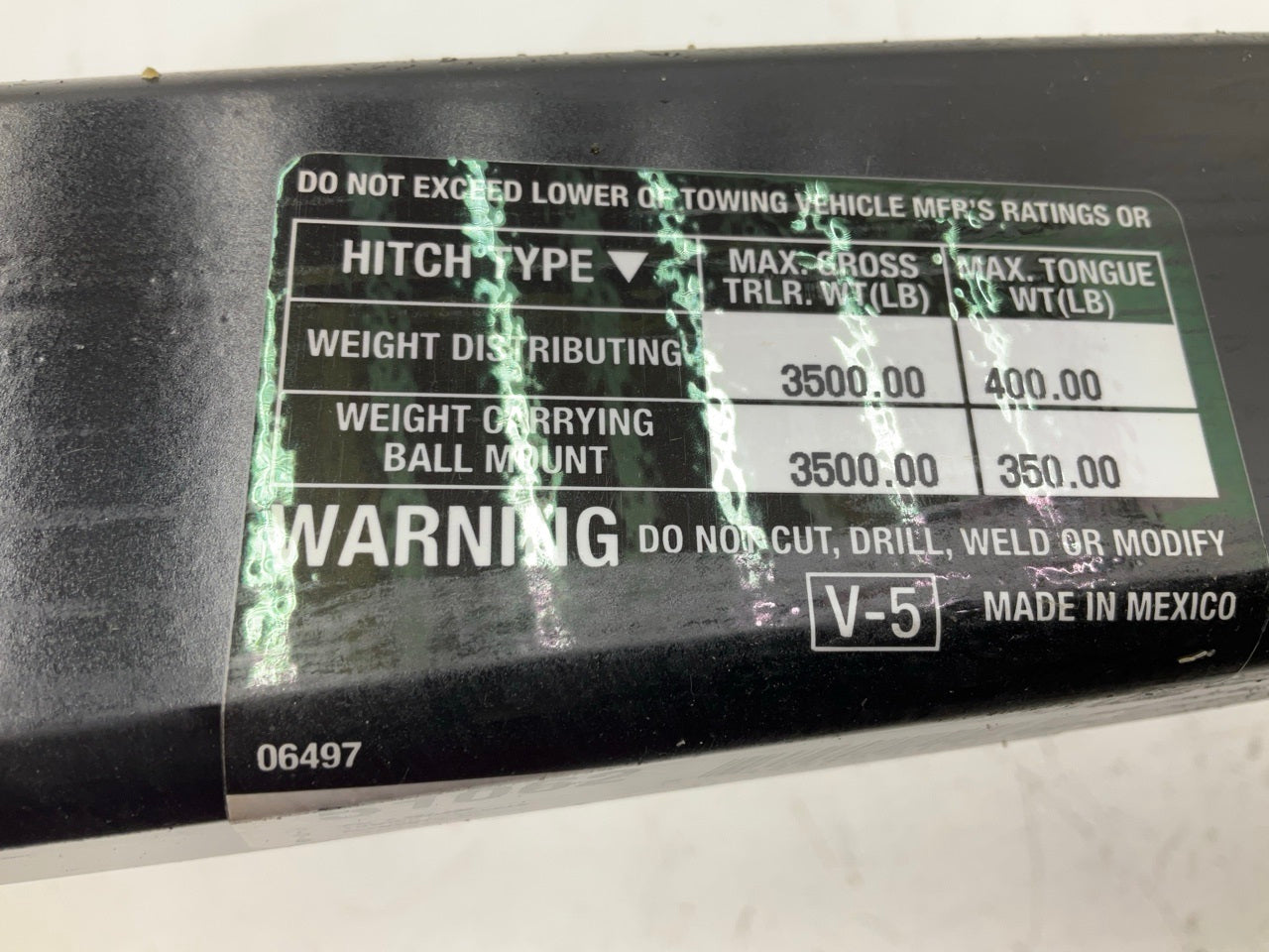 NEW - OUT OF BOX 51062 Class III Trailer Hitch, 2'' Receiver