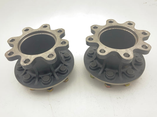 (2) NEW OEM DRW 8-Lug Front Hubs For 1998-1999 Dodge Ram 3500 DUALLY 4-WD 4X4