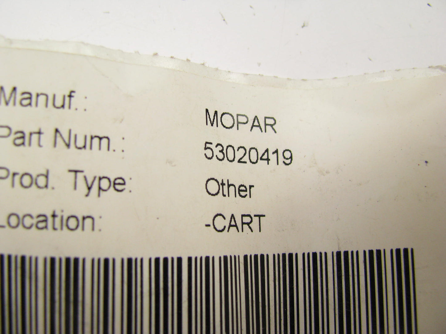 (2) NEW - OEM Mopar UNBOXED Ignition Wire Heat Shields 53020419 PAIR