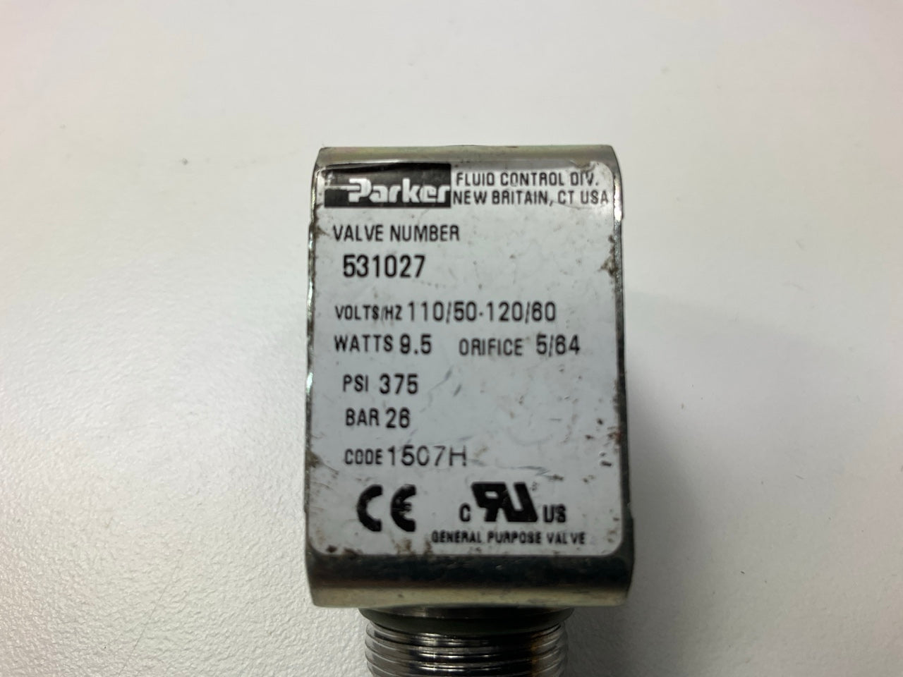 NEW UNBOXED Parker 531027 Replacement Solenoid 120 Volt Coil