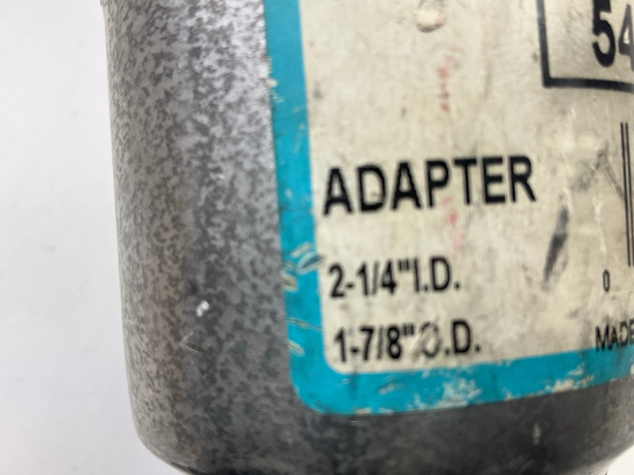 NEW 548509 Exhaust Pipe Adapter, 2-1/4'' ID - 1-7/8'' OD