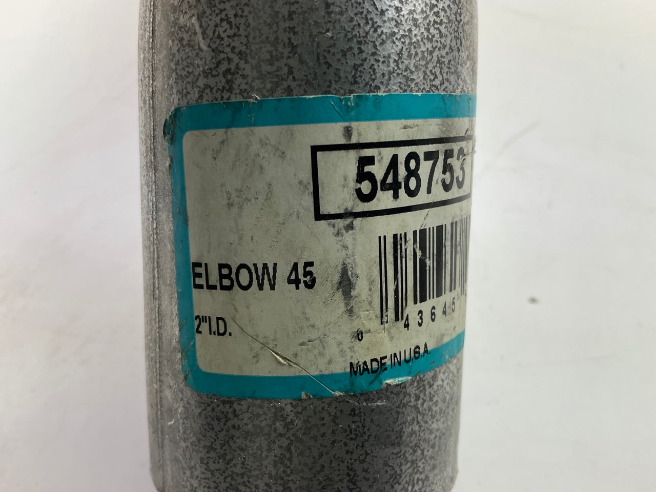 New 548753 Exhaust Pipe 2'' ID 45 Degree Elbow Connector