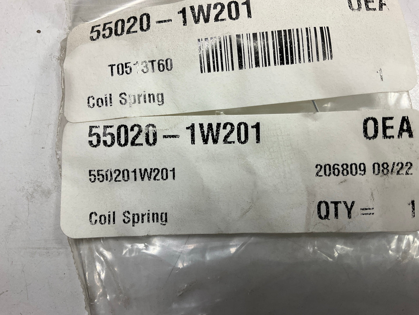 NEW OEM UNBOXED 55020-1W201 Rear Coil Spring For 1999-2004 Nissan Pathfinder