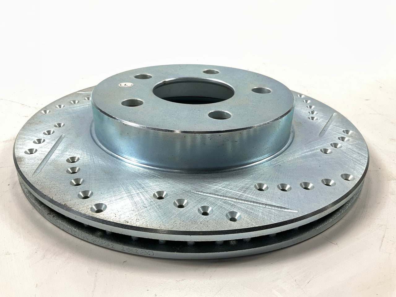 NEW UNBOXED 55027 Rear LEFT Brake Rotor - Slotted & Drilled - 1993-1997 Camaro