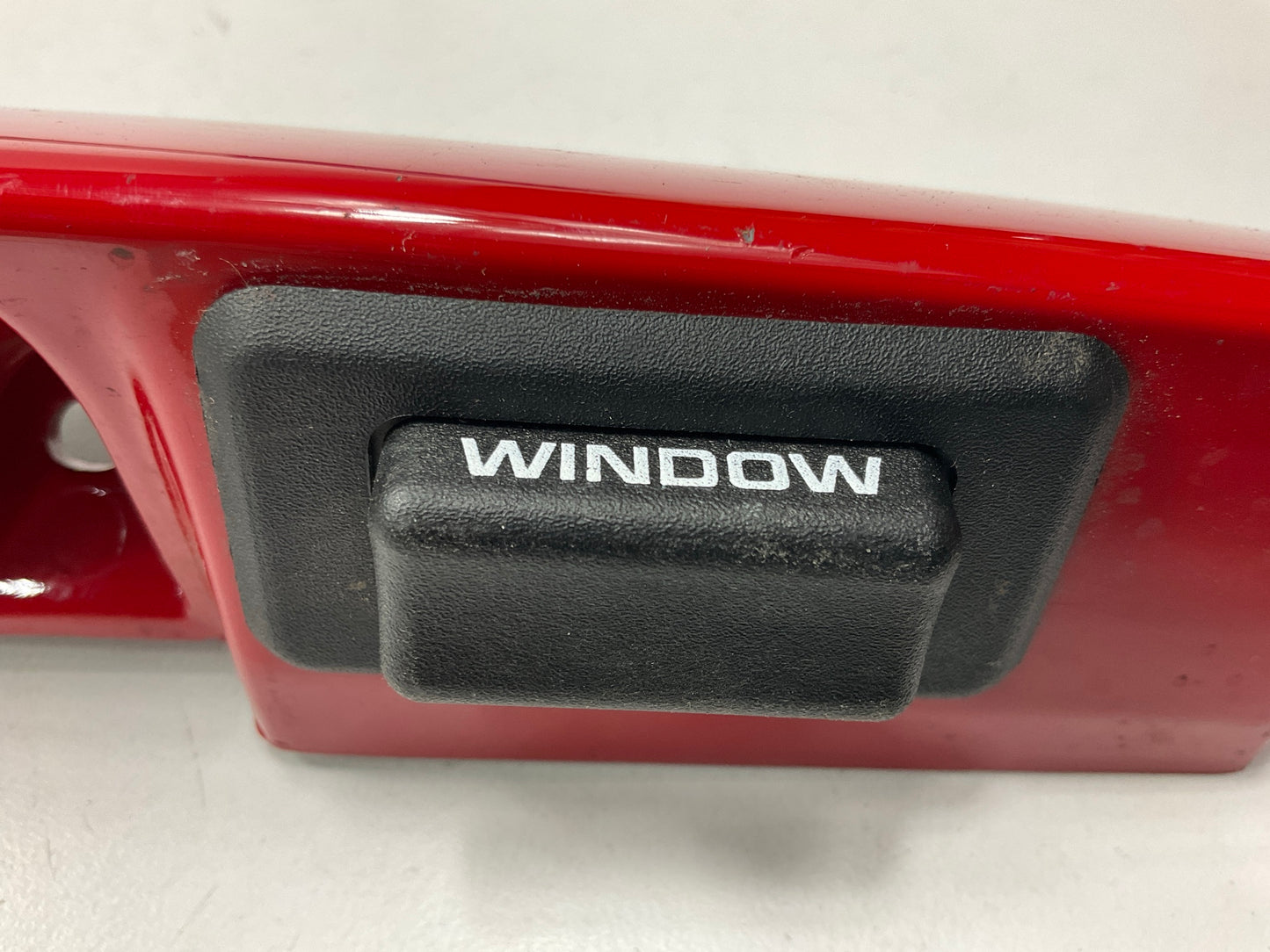 USED SCRATCHED - License Plate Lamp Light Trim Flame Red 99-04 Grand Cherokee