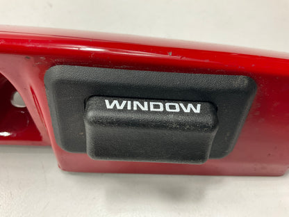 USED SCRATCHED - License Plate Lamp Light Trim Flame Red 99-04 Grand Cherokee