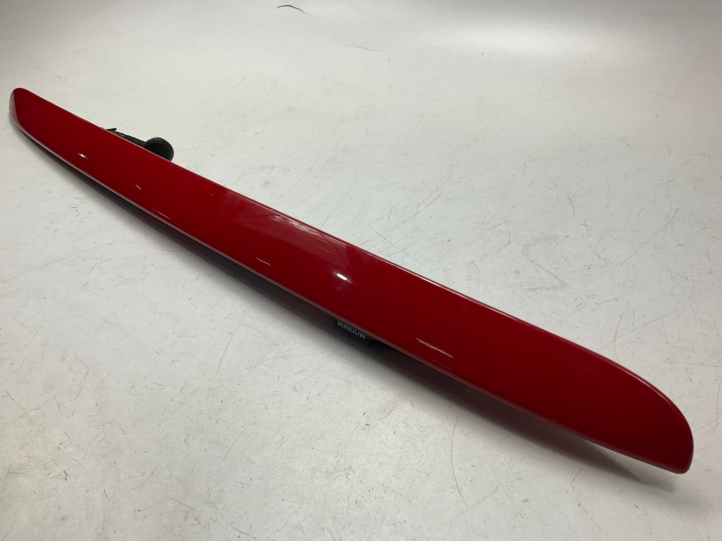 USED SCRATCHED - License Plate Lamp Light Trim Flame Red 99-04 Grand Cherokee