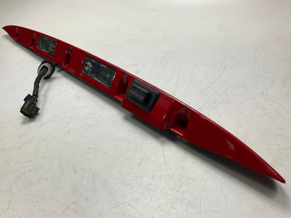 USED SCRATCHED - License Plate Lamp Light Trim Flame Red 99-04 Grand Cherokee