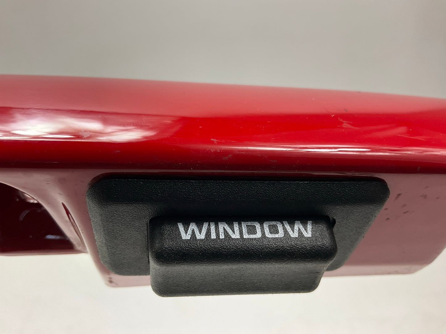 USED SCRATCHED - License Plate Lamp Light Trim Flame Red 99-04 Grand Cherokee