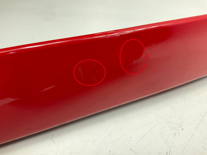 USED SCRATCHED - License Plate Lamp Light Trim Flame Red 99-04 Grand Cherokee