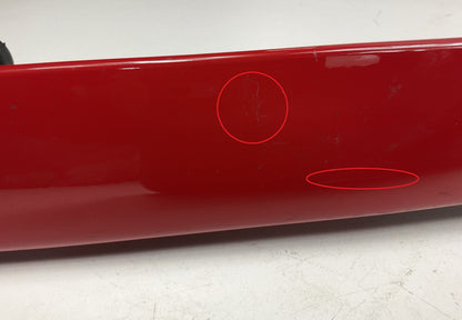 USED SCRATCHED - License Plate Lamp Light Trim Flame Red 99-04 Grand Cherokee