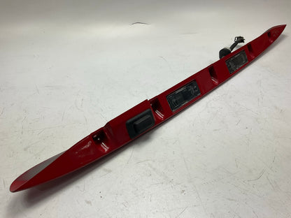 USED SCRATCHED - License Plate Lamp Light Trim Flame Red 99-04 Grand Cherokee