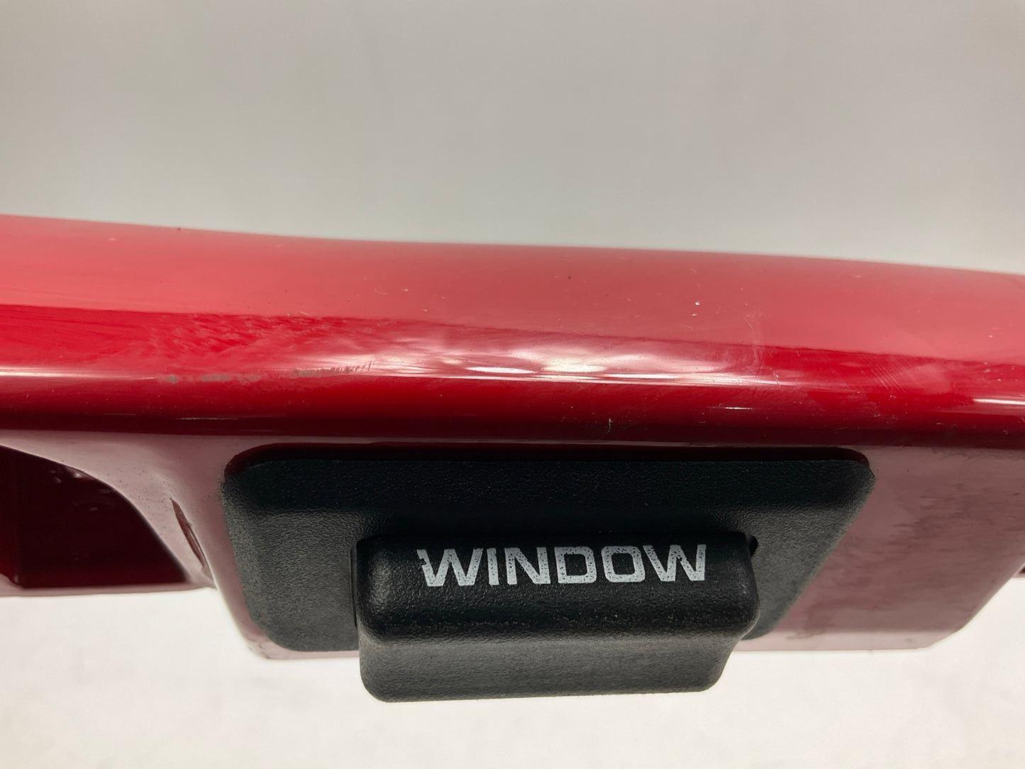 USED SCRATCHED - License Plate Lamp Light Trim Flame Red 99-04 Grand Cherokee
