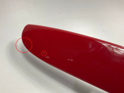 USED SCRATCHED - License Plate Lamp Light Trim Flame Red 99-04 Grand Cherokee