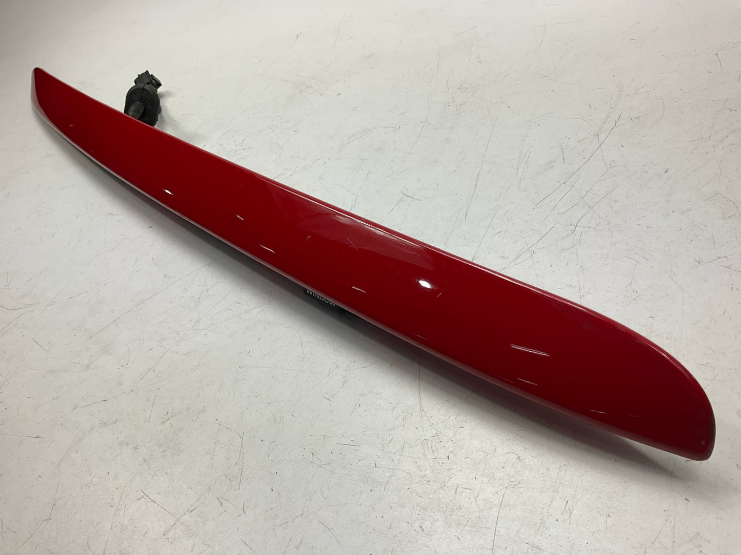 USED SCRATCHED - License Plate Lamp Light Trim Flame Red 99-04 Grand Cherokee