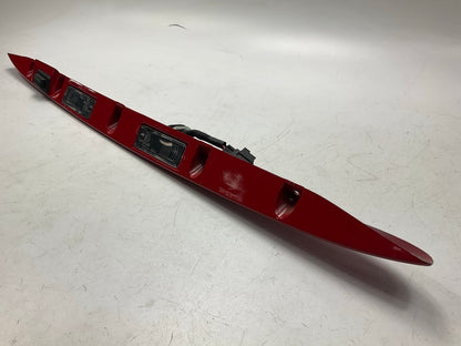 USED SCRATCHED - License Plate Lamp Light Trim Flame Red 99-04 Grand Cherokee
