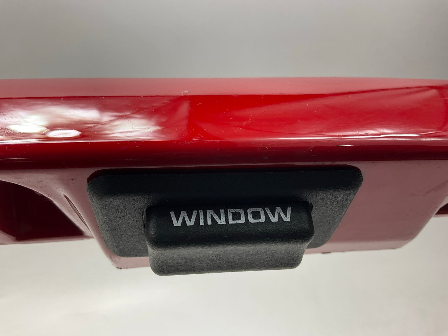 USED SCRATCHED - License Plate Lamp Light Trim Flame Red 99-04 Grand Cherokee