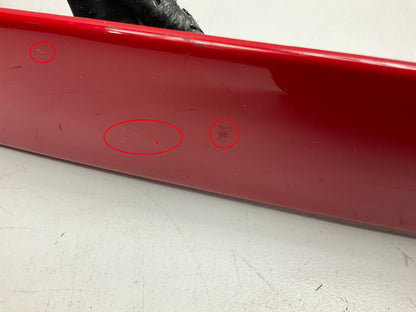 USED SCRATCHED - License Plate Lamp Light Trim Flame Red 99-04 Grand Cherokee