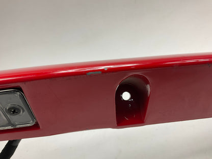 USED SCRATCHED - License Plate Lamp Light Trim Flame Red 99-04 Grand Cherokee