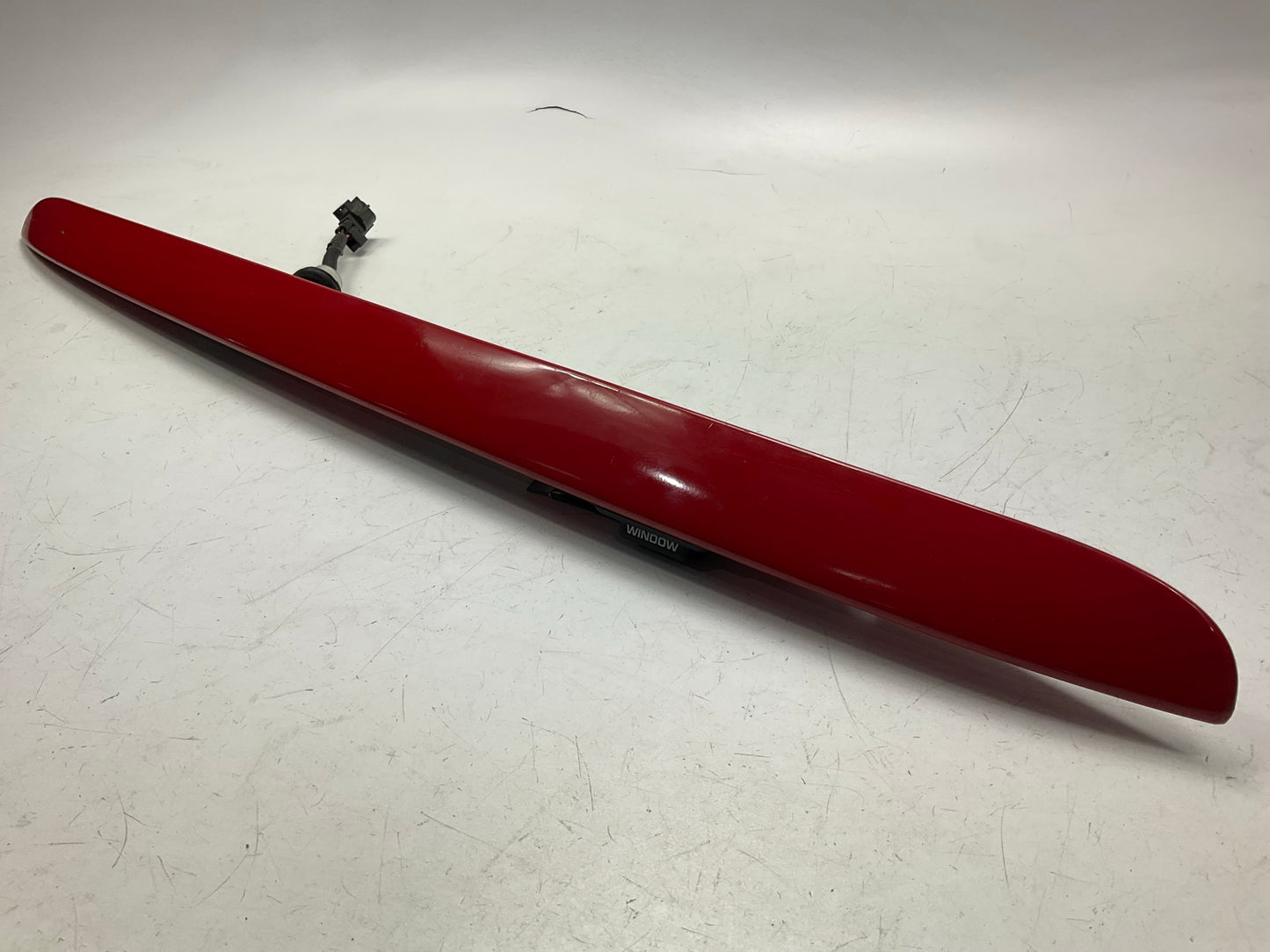 USED SCRATCHED - License Plate Lamp Light Trim Flame Red 99-04 Grand Cherokee
