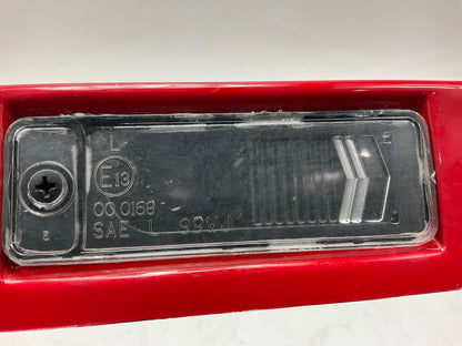 USED SCRATCHED - License Plate Lamp Light Trim Flame Red 99-04 Grand Cherokee