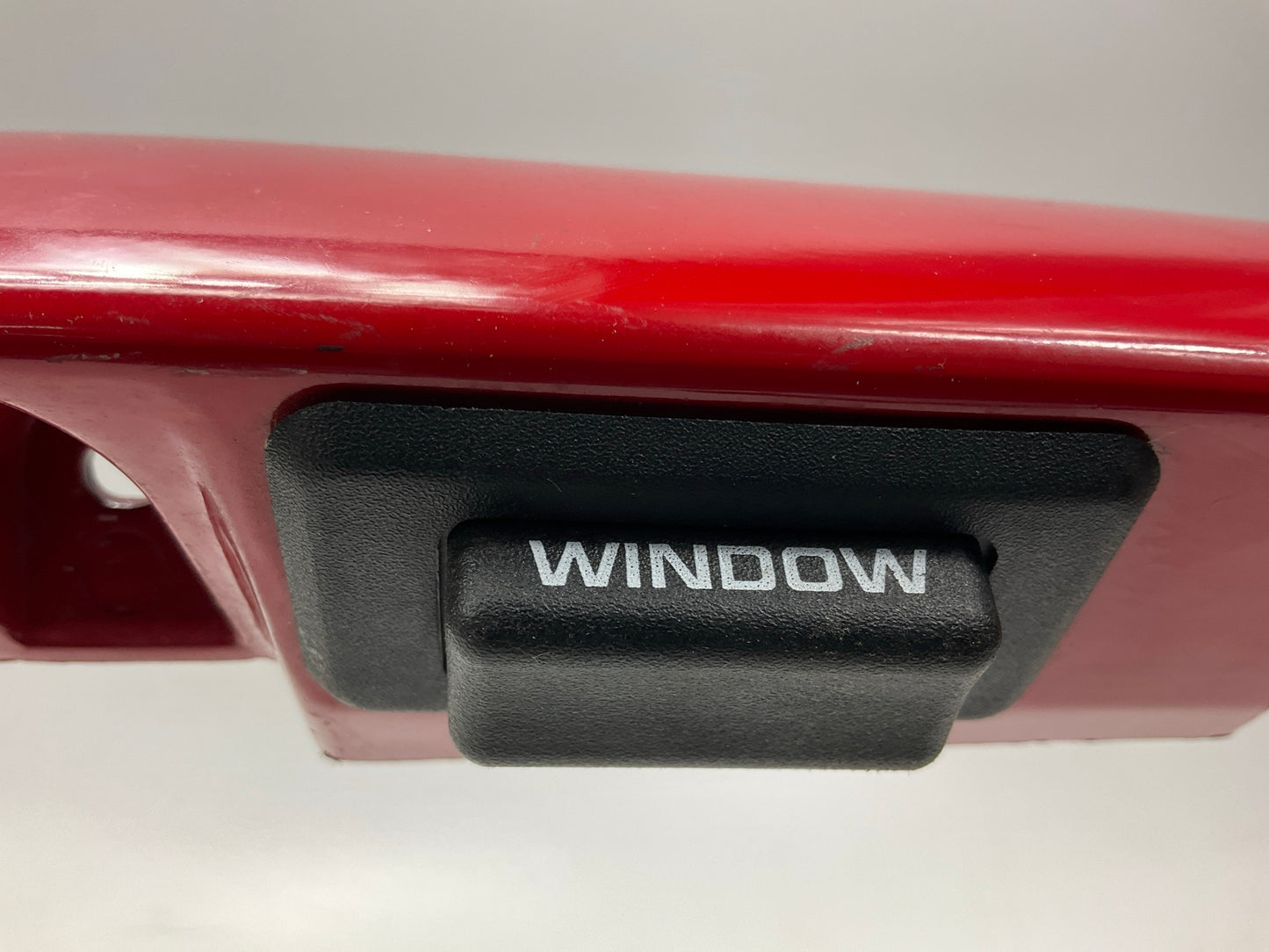 USED SCRATCHED - License Plate Lamp Light Trim Flame Red 99-04 Grand Cherokee
