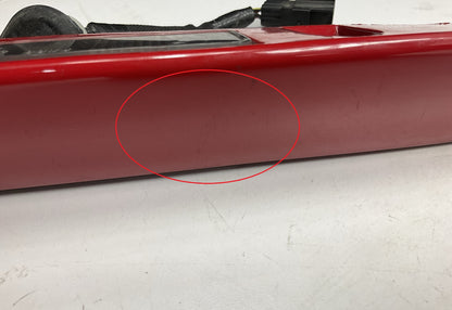 USED SCRATCHED - License Plate Lamp Light Trim Flame Red 99-04 Grand Cherokee