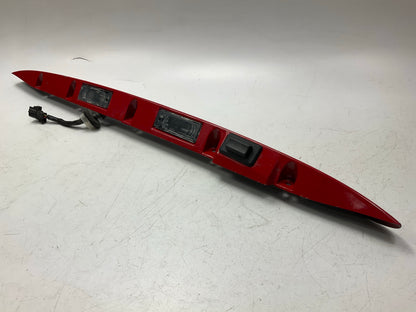 USED SCRATCHED - License Plate Lamp Light Trim Flame Red 99-04 Grand Cherokee