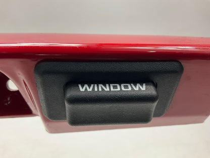 USED SCRATCHED - License Plate Lamp Light Trim Flame Red 99-04 Grand Cherokee