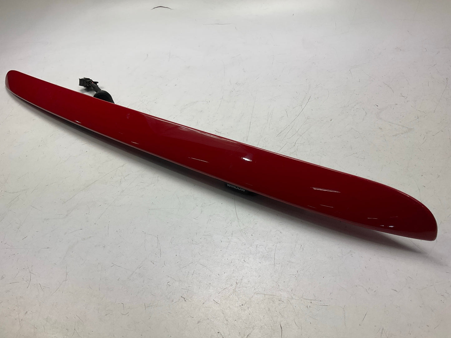 USED SCRATCHED - License Plate Lamp Light Trim Flame Red 99-04 Grand Cherokee