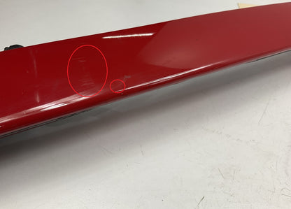 USED SCRATCHED - License Plate Lamp Light Trim Flame Red 99-04 Grand Cherokee
