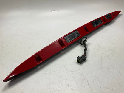 USED SCRATCHED - License Plate Lamp Light Trim Flame Red 99-04 Grand Cherokee