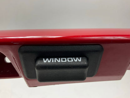 USED SCRATCHED - License Plate Lamp Light Trim Flame Red 99-04 Grand Cherokee