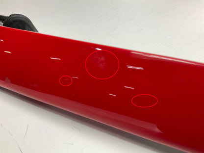 USED SCRATCHED - License Plate Lamp Light Trim Flame Red 99-04 Grand Cherokee