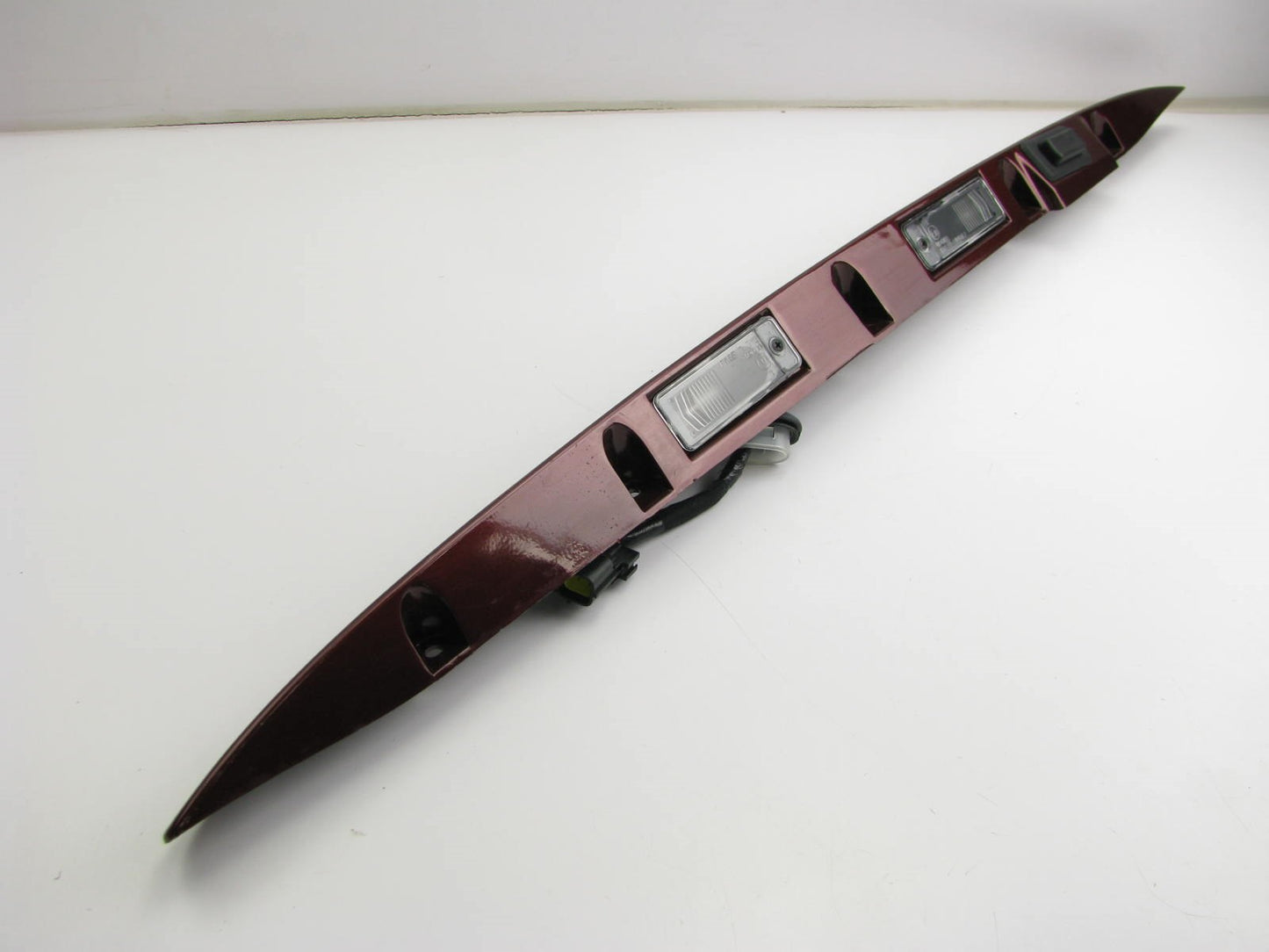 USED OEM License Plate Light Housing Trim Sienna Tinted For 99-04 Grand Cherokee