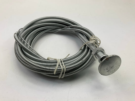 NEW UNBOXED Dorman 55195 Universal Control Cable W/ 1'' Chrome Knob, 12 Ft Length