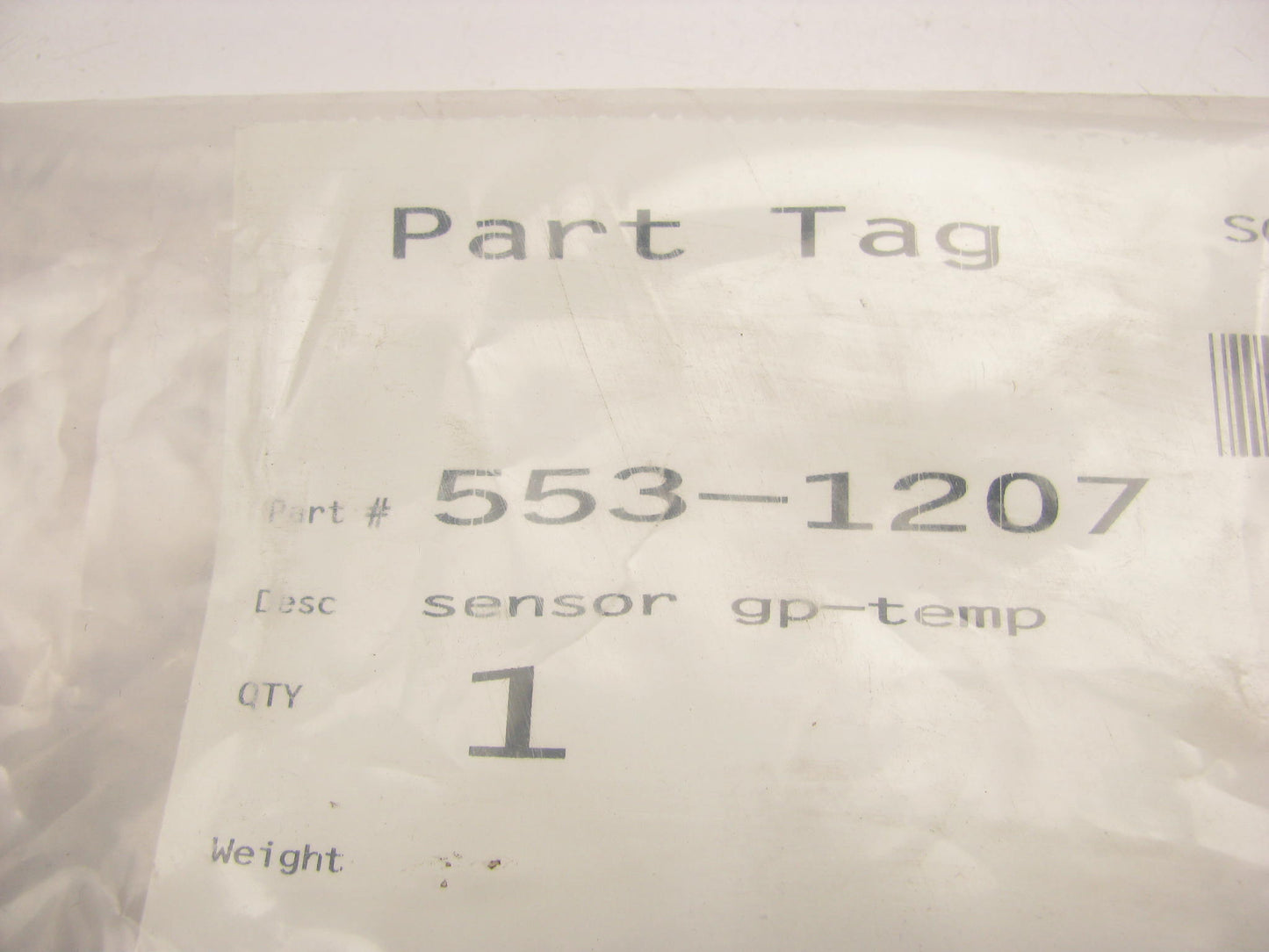 NEW, BULK PACKED - GP Temp Temperature Sensor OEM For CAT 553-1207