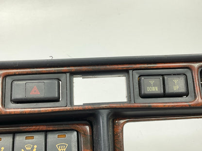 USED OEM 95-97 Land Cruiser A/C Heater Climate Control Switch Dash Bezel Trim