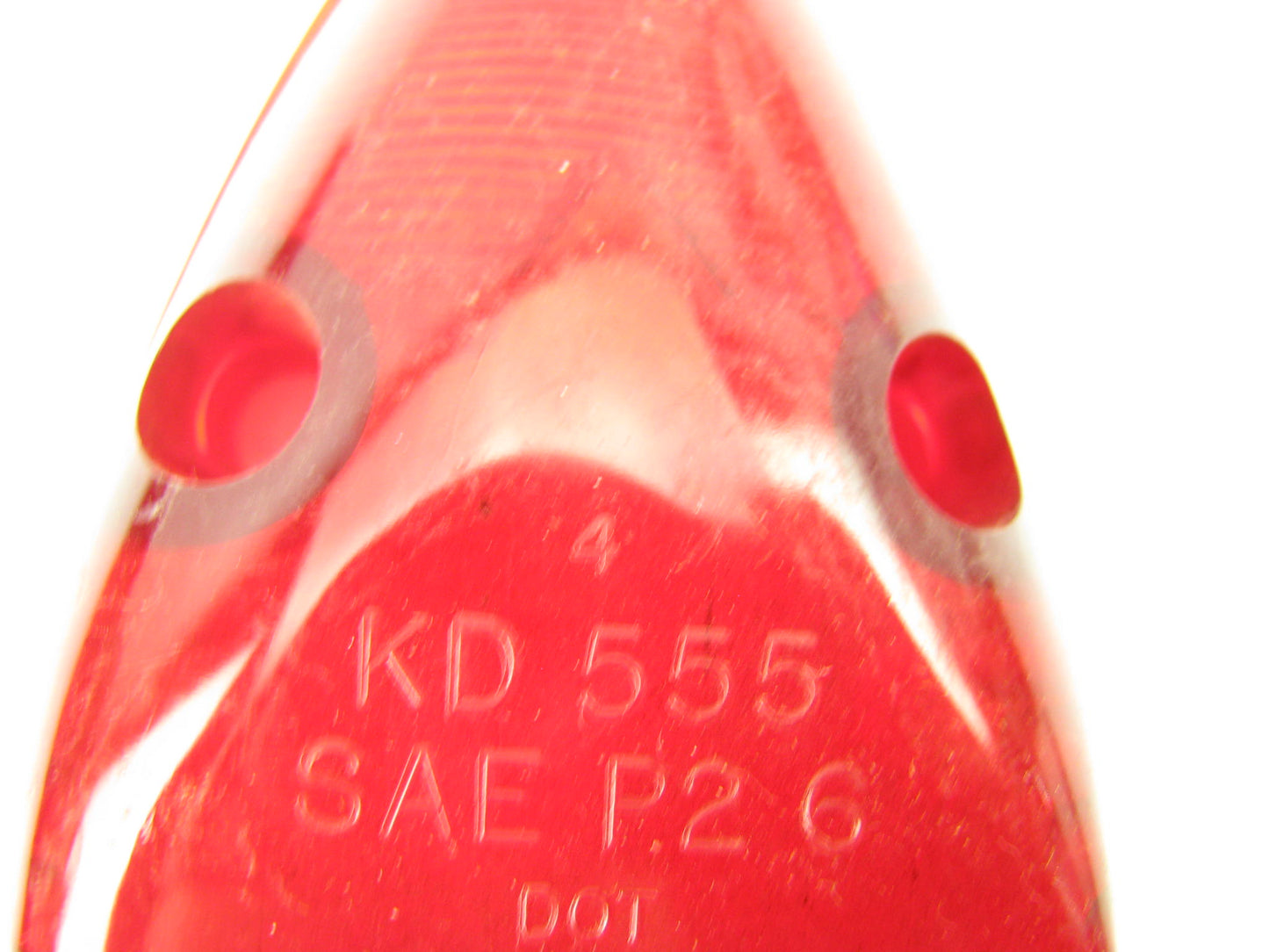 (12) UNBOXED KD-Lamp KD-555 Triangular Red Marker Lamp Reflectors