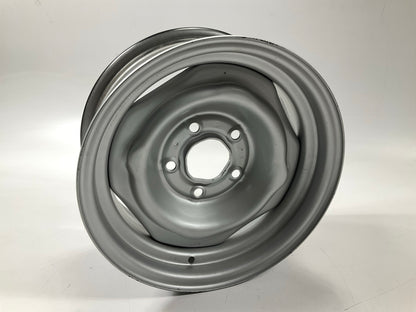 NOS 4-slot Steel Wheel 14''x6'', 5 X 4.5'' PCD 1967-1974 GM Chevy Buick Pontiac