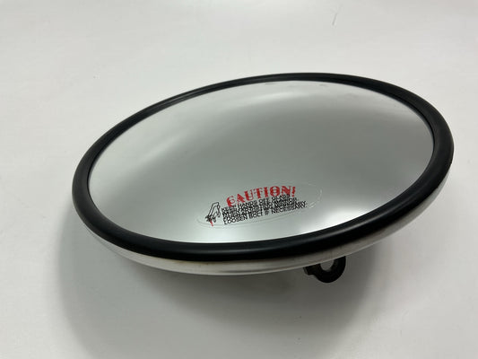 NEW UNBOXED 563.9004BK 8-1/2 Inch 8.5'' Stainless Steel Convex Mirror W Bracket