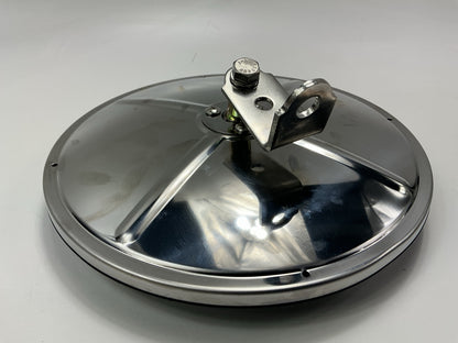 NEW UNBOXED 563.9004BK 8-1/2 Inch 8.5'' Stainless Steel Convex Mirror W Bracket