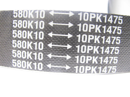 NEW Private Label 580K10 Serpentine Belt