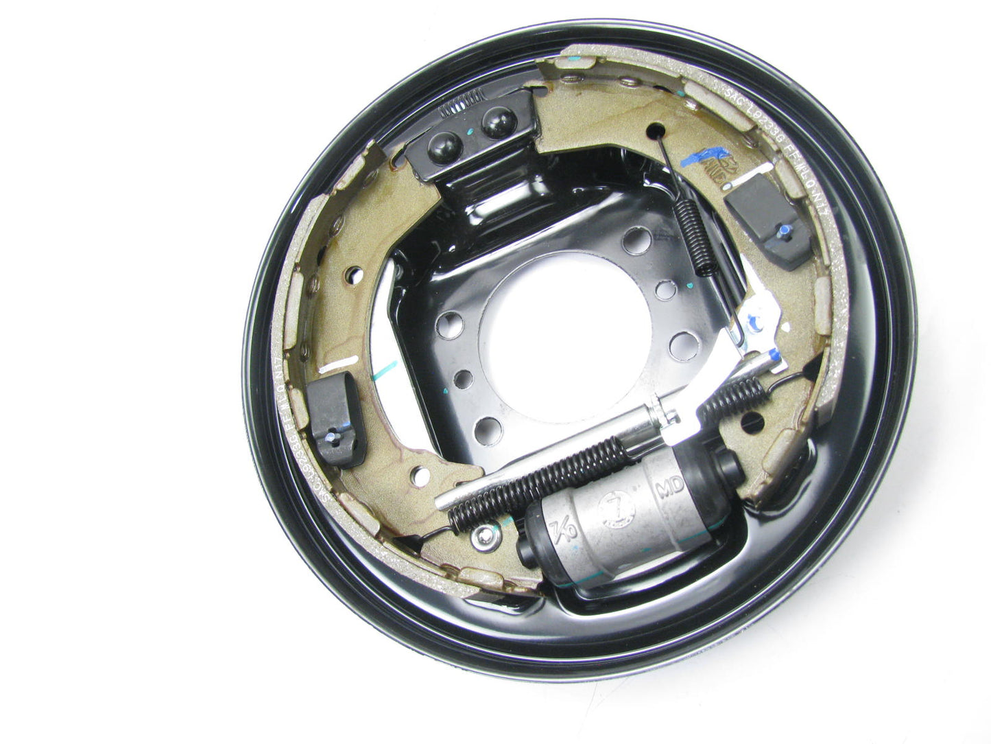 NEW UNBOXED Rear Left Drum Brake Backing Plate W/ Brake Shoes OEM 58300H9000