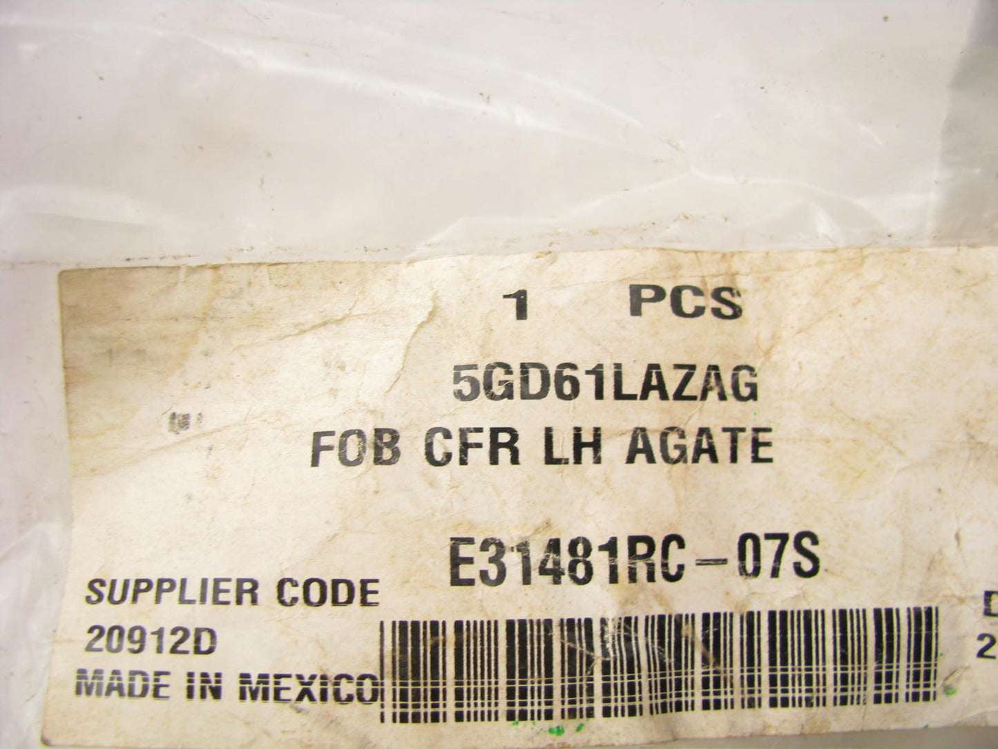 NEW GENUINE OEM 5GD61LAZAG Seat Belt - Front Left Drivers Side - Agate