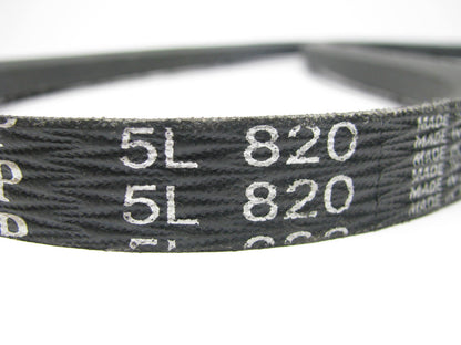 PRIVATE LABEL - 5L-820 Lawn & Garden Power Equipment Drive Belt - 5/8'' X 82''