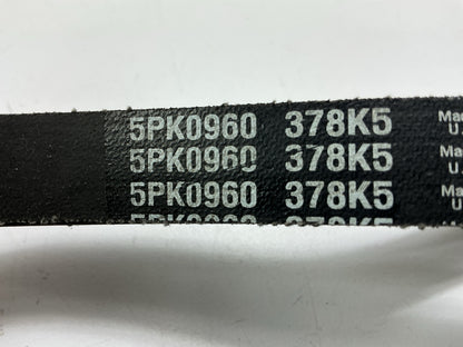 NEW - 5PK0960 Serpentine Belt For 1991-1995 Acura Legend 1996-1998 TL 3.2L-V6
