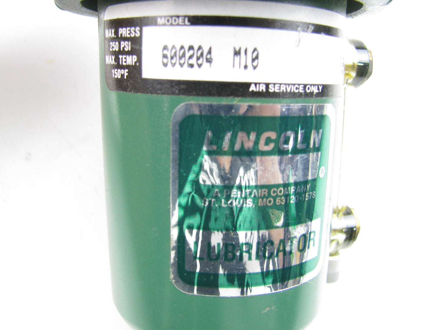 NEW - OUT OF BOX LINCOLN 600204 Air Line Pneumatic Lubricator 1/4in 250psi